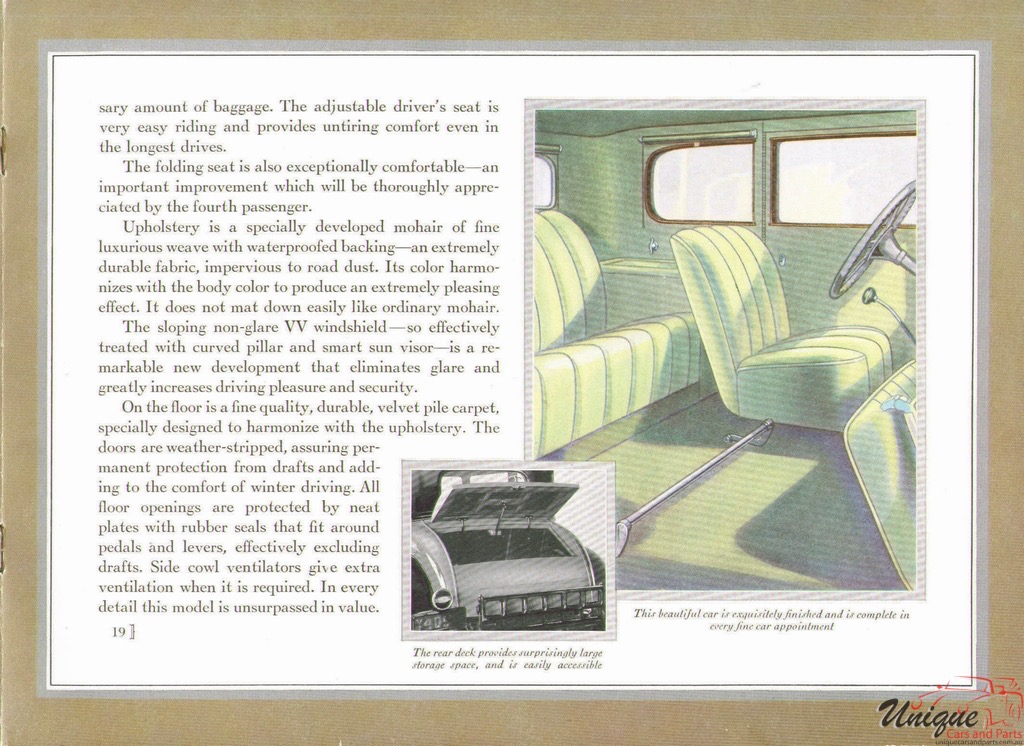 1930 Buick Prestige Brochure Page 28